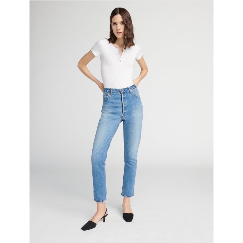 NWT Re/Done Levi’s High Rise Crop Jeans